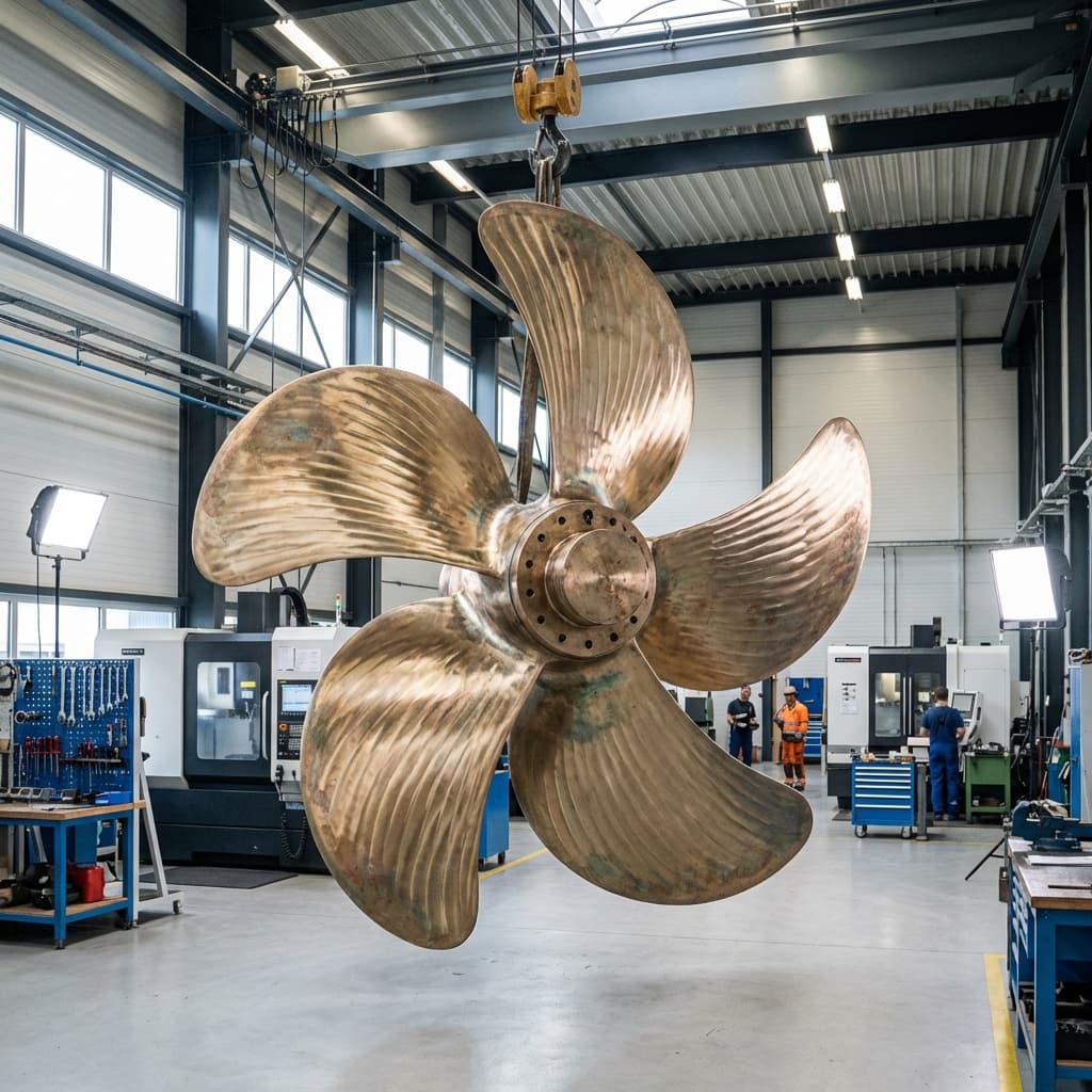 Chế tạo, gia công chân vịt